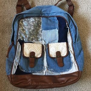 NWOT Patchwork Backpack